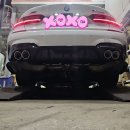 BMW G20 330i 커스텀 듀얼배기 작업 이미지