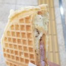 홍대입구 디저트 &#34;만쥬킹&#34; 후기 (길거리 와플)