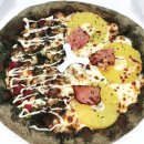 유로코피자 | 🍕 유로코피자 반반 M사이즈 솔직 후기ㅣ 불고기 + 하와이안 조합, 블랙 흑미 도우 사용~