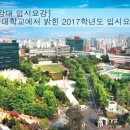 서강대학교 입학처에 따른 2017학년도 입시요강 이미지