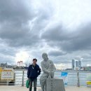 자갈치아지매 조각상 이미지