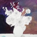 아크릴화 입문 | 강서구 성인 취미 아크릴화 그림 수업, 꽃 화병 그리기