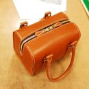 가죽 미니 보스턴백 만들기 이미지