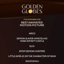 골든글로브 애니메이션상 수상예측 3파전 이미지