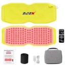 ZJZK 실리콘 레드 라이트 벨트, 슬리밍 무게추 및 통증 완화용 근적외선 치료 패드, 940nm, 850nm, 660nm, 24W 이미지