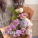 [02/03] 캘리그라피 취미반 | 옥정동 꽃집 찐 후기! 엘플레르, 보랏빛 꽃다발 &amp; 원데이 클래스까지 완벽