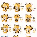 골드나라 아우라 호랑이 이모티콘 소개 🐯✨