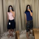 탑슈즈 | 자라보다 더 예뻤던 망고(MANGO) 여름 신상 입어보기 | 비대칭 루시드 탑, 프린트 스커트 후기