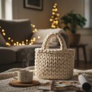 (3/8) 자이언트 얀으로 가방 만들기 | 밖은 위험해! &#39;다이소 털실&#39;로 1시간 만에 뚝딱 만드는 &#39;자이언트 얀 가방&#39; (똥손도 성공하는 초보 취미)