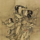 초월약초 | 병풍》(群仙圖 屏風, 군선도병) / 18세기 후반(1776년, 병신년) 제작 (#조선후기회화 #도석화 #국보)