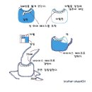 아기 턱받이 만들기 이미지