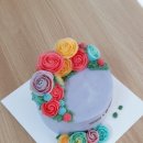 [울산포유케이크] 사랑하는 장모님을 위한 아름다운 케이크 /울산케이크,울산수제케이크,울산플라워케이크 이미지