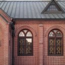 빨간 벽돌집 이미지