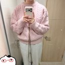 핑크고릴라 | 모데스트 무드 : 겨울 스웨터(핑크)/ 카푸치노 가디건 후기