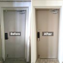 천왕 이펜하우스 1단지 | 천왕이펜하우스 현관문 드레스룸 파우더장 필름 시공 후기 분위기 달라진 리폼 사례