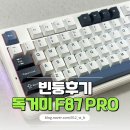 F87 | 독거미 키보드 F87 PRO 황축 솔직후기 타건음