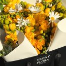 여니집 | 오산 꽃집 향기로운 프리지아 꽃다발 후기 여니플로라