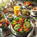 브런치 메뉴 완성 이미지