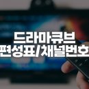 드라마큐브 편성표와 채널번호 확인 방법, B tv 온에어 시청 전 체크사항 이미지