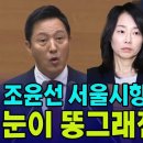 ﻿"문화예술인 상처에 소금 뿌렸다" '조윤선 서울시향 이사' 적절합니까?...눈이 똥그래진 오세훈 서울시장 이미지