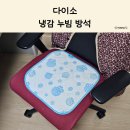 누빔 | 다이소 냉감 누빔 방석 솔직 후기, 의자 땀띠 예방 쿨 방석 추천