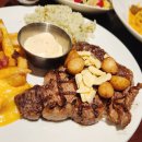천호 현대점 아웃백 스테이크하우스 런치 세트 솔직 리뷰: 고급스러운 스테이크 맛집