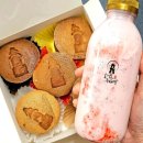 딸기우유 | [오이도카페] 오이도 등대빵, 딸기우유 포장 후기🍞