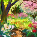 감성을 담은 오일파스텔 드로잉 이미지