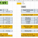 [조향] 조향 설계 평면도 - 최대 조향각 이미지