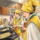 나눔과 기쁨 아산지부 | 신천지 자원봉사단 하남지부, 봄 향기 가득 담은 제철음식으로 전한 이웃 사랑