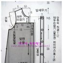 프릴달린 민소매 원피스패턴 이미지