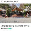 포천캠핑장, 전사이트가 타프존인 상아골계곡오토캠핑장에서 우중캠핑