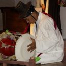 민요와 장구 이미지