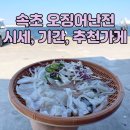 한원호 | 속초 동명항 오징어난전 기간, 시세, 추천 가게(한원호) 내돈내산 후기