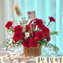 군청앞 창의건축사 앞 | 홍천 꽃집 핀꽃 어버이날 카네이션 꽃바구니 선물 추천