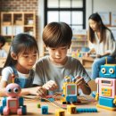 어린이 언플러그드 블록 코딩 이미지