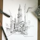 처음 시작하는 어반스케치(여행드로잉) | 강남 취미미술 찾다가 시작한 펜드로잉 기초반｜그림 완전 초보도 가능한 어반스케치 배우기