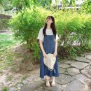 여름 멜빵원피스 추천 <b>클릭앤퍼니</b> A라인 롱 데님 원피스