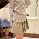 158 | [시눈 SINOON] 158cm 키작녀 실착 후기 | 가을 데일리룩 치마 비교 (Shirred Twill/ Pleated Skirt)