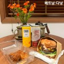 다낭 버거브로스 그랩 푸드 배달 후기 가격 메뉴 미케버거 추천