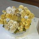 역북-49 | 용인떡케이크 피우미떡공방 위치 가격 주문방법 부모님 환갑케이크 1호 연노랑떡케이크 후기