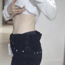 라이니 | 라이니 골반뽕 세미로우라이즈 부츠컷 솔직 리뷰-160cm 46kg 하체통통 웨이브체형