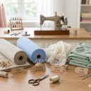 재봉틀기초와생활홈패션 | 홈패션과 옷만들기 기초, 원단 종류 ｜천연섬유/식물성섬유 면