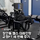 헬스 라인 | 장안동 헬스 더라인핏 교정PT 세 번째 수업 후기
