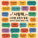 “사랑해” 나라별 표현과 발음 – 50개국 언어로 전하는 마음