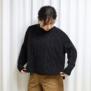 나이트쉐이드 실로 엮은 Dufy Cable Sweater 뜨개FO / atelier naruse : 나의 시간을 입은 나 ワタシは...