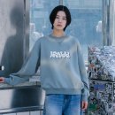 라운드맨투맨 S 사이즈 고민 끝! 크래키 로고 맨투맨 오버핏 착용 후기