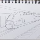 그림책과 펜 드로잉 이미지