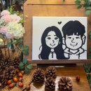 캐리커쳐(B) | 수원 행궁동 도토리캐리커쳐 행궁점 데이트 코스 추천 내돈내산 후기