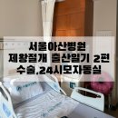 가족수제왕만두 | 서울아산병원 출산후기 2탄 - 제왕절개 , 1인실 입원, 24시간 모자동실